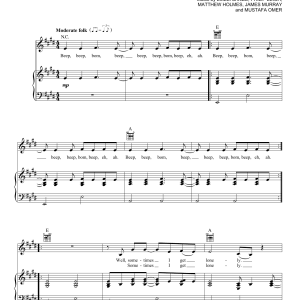 Emeli Sandé Lonely Musik Noten - Piano, Vocal & Guitar Chords - 179924-0