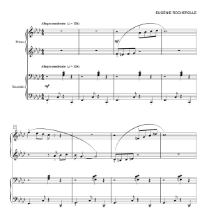 Eugénie Rocherolle Bailando Conmigo Musik Noten - Piano Solo - 177355-0