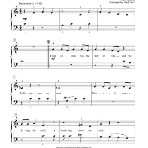 Fred Kern (It's A) Monster's Holiday Musik Noten - Educational Piano - 99347-0