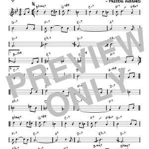 Freddie Hubbard Up Jumped Spring Musik Noten - Piano Solo - 152654-0