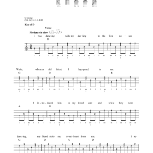 Greg Cahill Tennessee Waltz Musik Noten - Banjo Tab - 172326-0