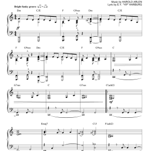 Harold Arlen Over The Rainbow [Jazz version] (arr. Brent Edstrom) Musik Noten - Piano Solo - 159097-0