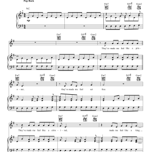 Hawk Nelson Words Musik Noten - Piano, Vocal & Guitar Chords - 152650-0