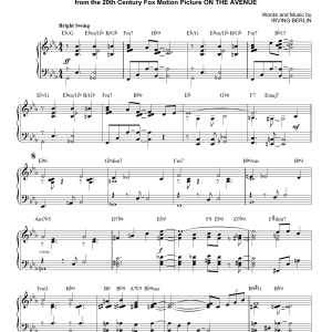 Irving Berlin I've Got My Love To Keep Me Warm [Jazz version] (arr. Brent Edstrom) Musik Noten - Piano Solo - 176869-0