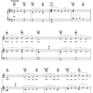 Irving Berlin The Best Thing For You Musik Noten - Lead Sheet / Fake Book - 180184-0
