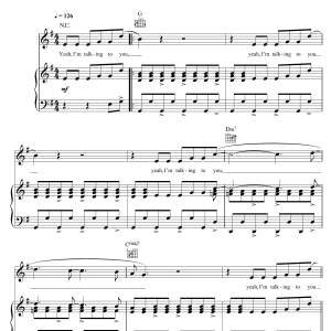 Izzy Bizu Talking To You Musik Noten - Piano, Vocal & Guitar Chords - 124118-0