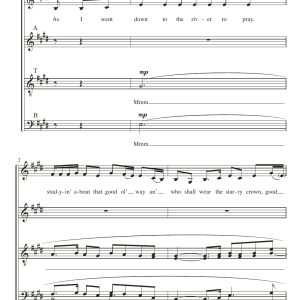 J.A.C. Redford Down To The River To Pray Musik Noten - SATB Choir - 180136-0