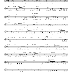 John Kander Coffee Shop Nights Musik Noten - Lead Sheet / Fake Book - 85571-0