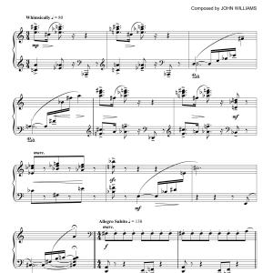 John Williams The Snow Fight Musik Noten - Piano Solo - 152612-0