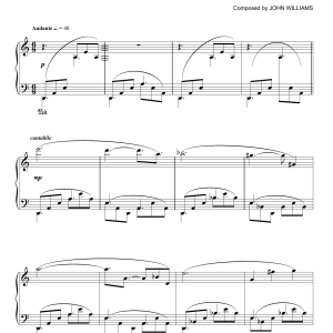 John Williams The Visitor At Himmel Street Musik Noten - Piano Solo - 152617-0