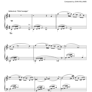 John Williams The Visitor Musik Noten - Piano Solo - 152613-0