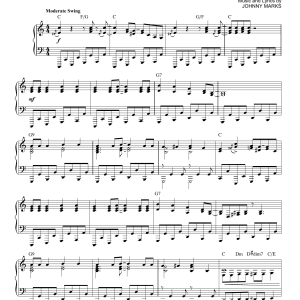 Johnny Marks Rockin' Around The Christmas Tree [Jazz version] (arr. Brent Edstrom) Musik Noten - Piano Solo - 176877-0