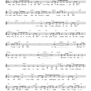 Kander & Ebb What Kind Of Man Musik Noten - Lead Sheet / Fake Book - 85532-0