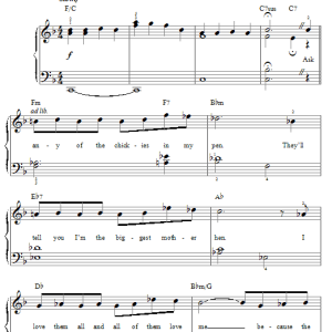 Kander & Ebb When You're Good To Mama Musik Noten - Lead Sheet / Fake Book - 85586-0