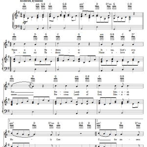 Keith Green There Is A Redeemer Musik Noten - Lead Sheet / Fake Book - 179626-0