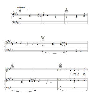 Keith Urban You'll Think Of Me Musik Noten - Lead Sheet / Fake Book - 85182-0