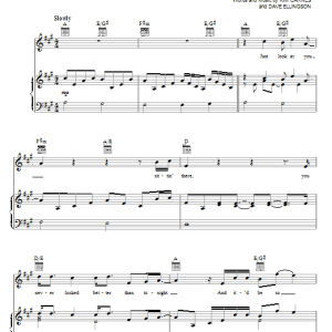 Kenny Rodgers & Kim Carnes Don't Fall In Love With A Dreamer Musik Noten - Lead Sheet / Fake Book - 85709-0
