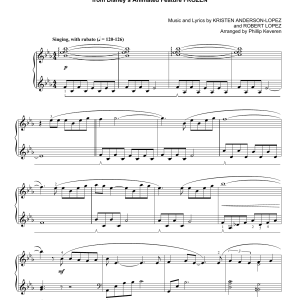 Kristen Bell, Agatha Lee Monn & Katie Lopez Do You Want To Build A Snowman? (from Frozen) (arr. Phillip Keveren) Musik Noten - Piano Solo - 172889-0