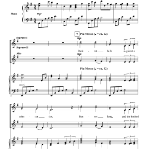 Laura Farnell The Beauty Of The Night Musik Noten - SSA Choir - 172576-0