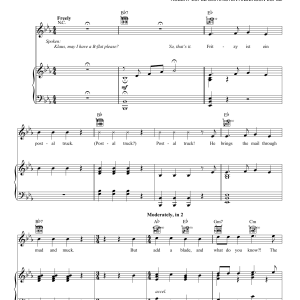Mark Mancina Ein Crop Duster Can Race Musik Noten - Piano, Vocal & Guitar Chords - 99688-0
