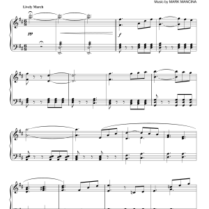 Mark Mancina Hello Lincoln / Sixth Place Musik Noten - Piano Solo - 99689-0