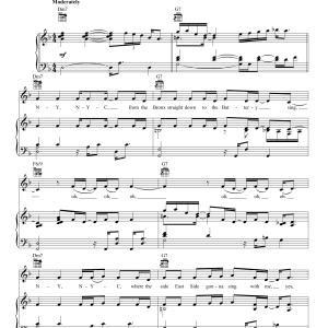 Mark Mancina You Don't Stop-NYC Musik Noten - Piano, Vocal & Guitar Chords - 99687-0