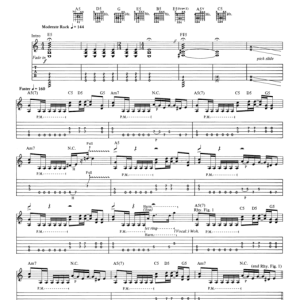 Metallica Hit The Lights Musik Noten - Bass Guitar Tab - 170691-0