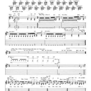 Metallica Metal Militia Musik Noten - Bass Guitar Tab - 170686-0