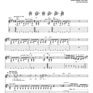 Metallica Through The Never Musik Noten - Bass Guitar Tab - 170678-0