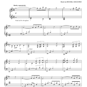 Michael Giacchino Your Father Would Be Proud Musik Noten - Piano Solo - 179884-0