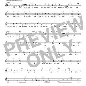 Mickey Newbury An American Trilogy Musik Noten - Lead Sheet / Fake Book - 180221-0