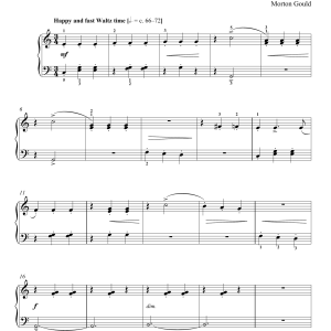 Morton Gould The Missing Beat Musik Noten - Piano Solo - 158145-0