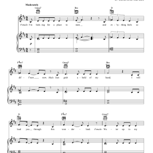 Of Monsters And Men Yellow Light Musik Noten - Piano, Vocal & Guitar Chords - 99200-0
