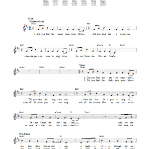 Passion Did You Feel The Mountains Tremble? Musik Noten - Lead Sheet / Fake Book - 179500-0