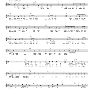 Phil Vassar Just Another Day In Paradise Musik Noten - Lead Sheet / Fake Book - 85125-0