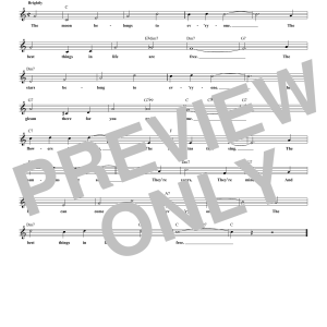 Ray Henderson The Best Things In Life Are Free Musik Noten - Lead Sheet / Fake Book - 179868-0