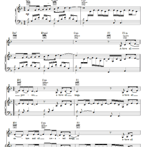 Rebecca St. James Above All Musik Noten - Lead Sheet / Fake Book - 179517-0