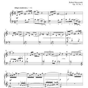 Robert Muczynski Morning Promenade Musik Noten - Piano Solo - 158138-0