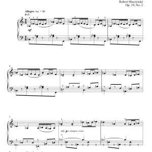 Robert Muczynski Park Scene Musik Noten - Piano Solo - 158141-0