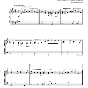 Sam Coslow Cocktails For Two Musik Noten - Easy Piano - 179728-0