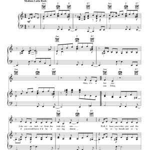 Santana Smooth (feat. Rob Thomas) Musik Noten - Lead Sheet / Fake Book - 179863-0