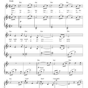 Secret Garden Nocturne Musik Noten - Piano Solo - 155538-0