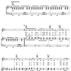 Supertramp The Logical Song Musik Noten - Lead Sheet / Fake Book - 179607-0
