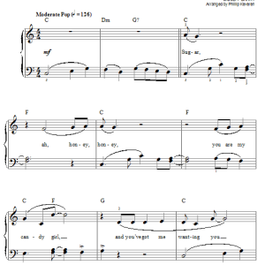The Archies Sugar, Sugar (arr. Phillip Keveren) Musik Noten - Easy Piano - 179752-0