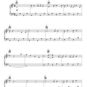 The Avett Brothers Swept Away Musik Noten - Piano, Vocal & Guitar Chords - 158142-0