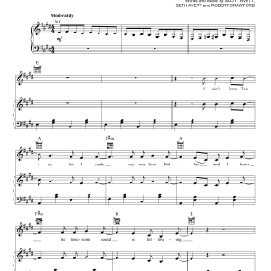 The Avett Brothers The Once And Future Carpenter Musik Noten - Piano, Vocal & Guitar Chords - 158155-0