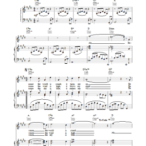 The Beatles Because Musik Noten - Easy Lead Sheet / Fake Book - 179680-0