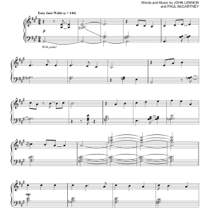The Beatles Lucy In The Sky With Diamonds [Jazz version] Musik Noten - Piano Solo - 176040-0