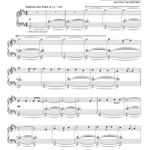 The Beatles The Fool On The Hill [Jazz version] Musik Noten - Piano Solo - 176029-0
