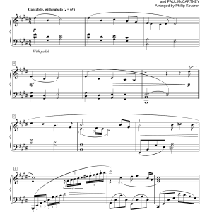 The Beatles The Long And Winding Road [Classical version] (arr. Phillip Keveren) Musik Noten - Easy Piano - 179778-0